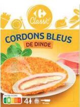 Visuel N°2 du produit rappelé : GAMME CORDONS BLEUS