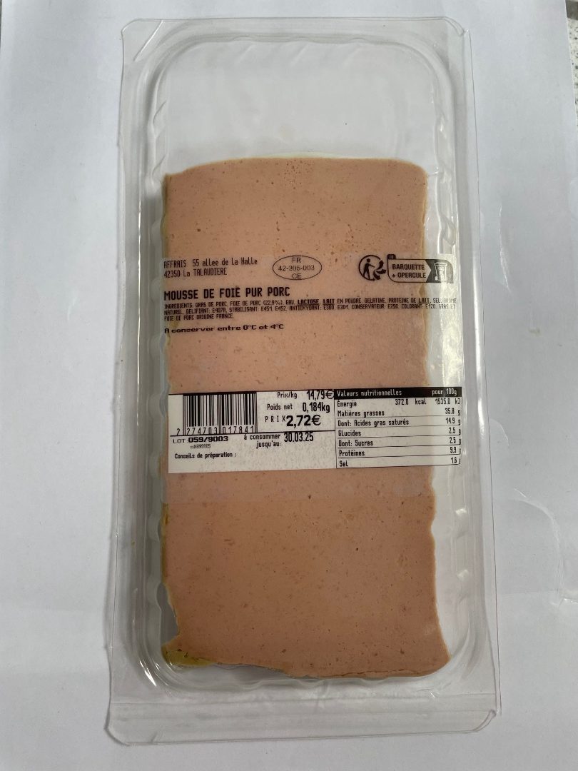 Visuel N°1 du produit rappelé