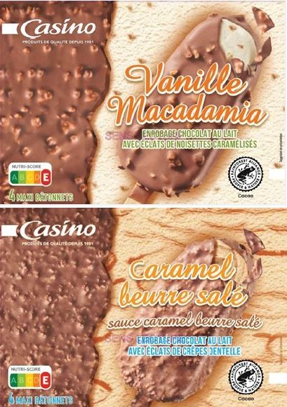 Visuel N°4 du produit rappelé : Maxi bâtonnets x4 – CASINO