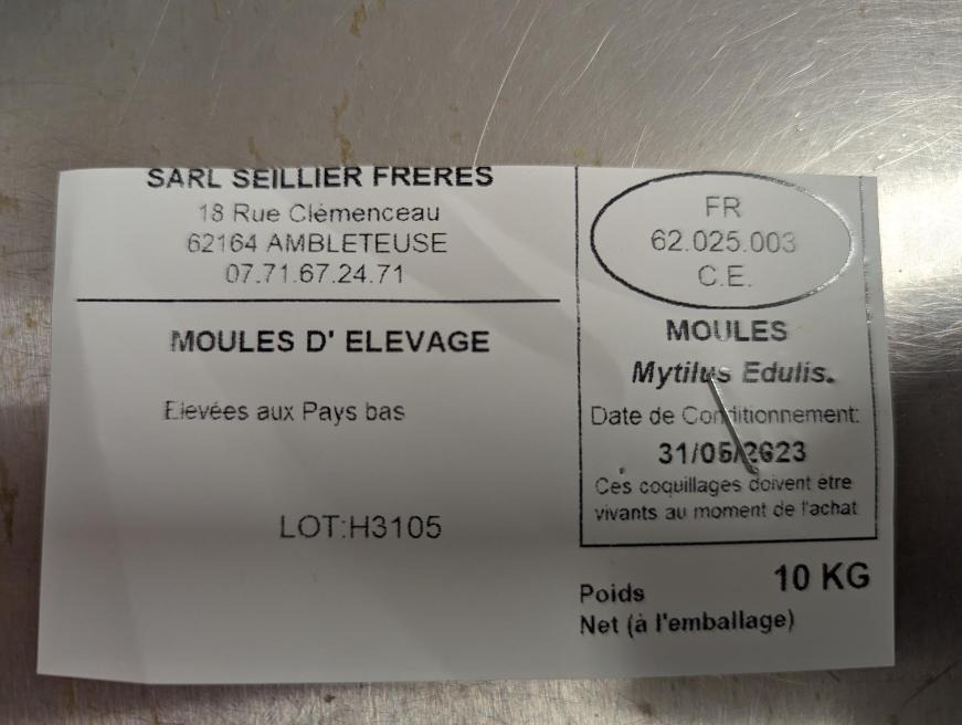 Visuel N°2 du produit rappelé