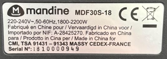 Visuel N°1 du produit rappelé