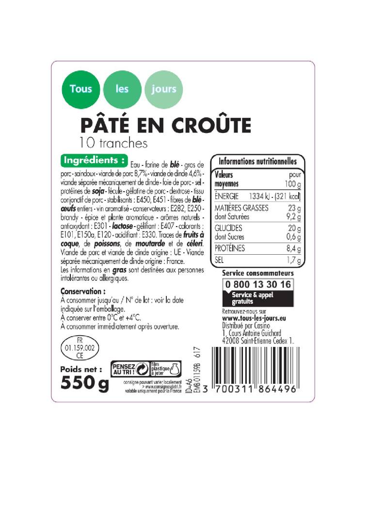 Visuel N°1 du produit rappelé