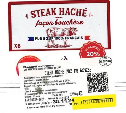 Visuel N°2 du produit rappelé