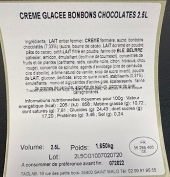 Visuel N°4 du produit rappelé