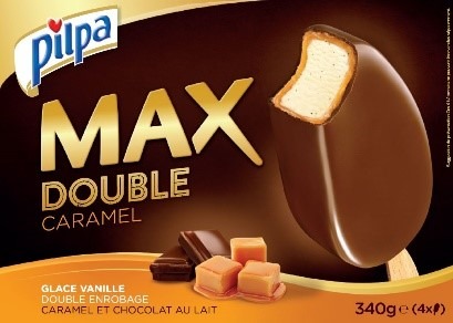 Visuel N°3 du produit rappelé : 4 Batonnets Vanille Chocolat au lait Pilpa ; 4 Batonnets Vanille Chocolat au lait , Amandes Pilpa ; 4 Batonnets Vanille , Caramel , Chocolat au lait Pilpa; 4 Batonnets Vanille Fruits rouges Pilpa 