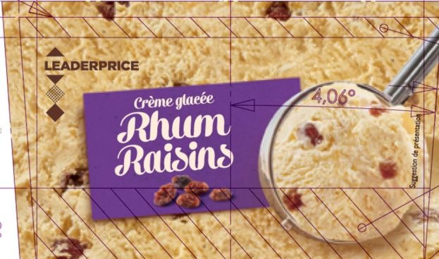 Visuel N°4 du produit rappelé : BAC Crème glacée LEADER PRICE