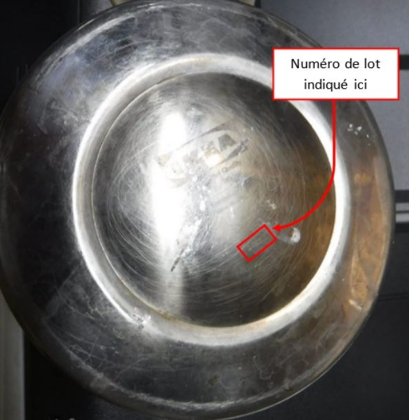 Visuel N°1 du produit rappelé