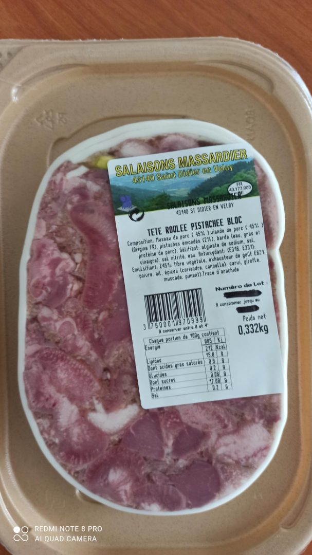 Visuel N°2 du produit rappelé