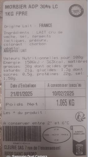 Visuel N°1 du produit rappelé