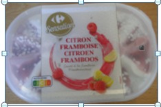 Visuel N°2 du produit rappelé : 2 Bacs de glace 900mL Carrefour Sensation