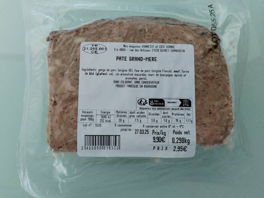 Visuel N°1 du produit rappelé